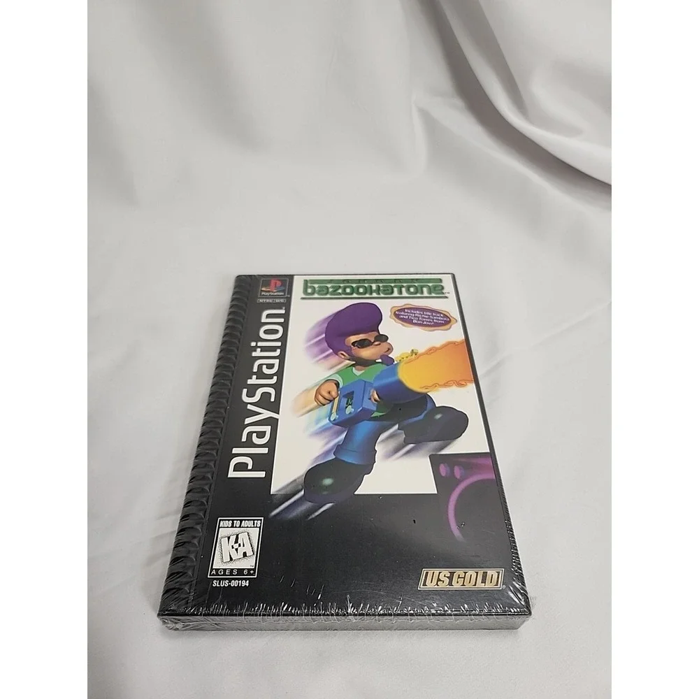 Johnny Bazookatone LONGBOX (PlayStation 1, PS1 1996) FACTORY SEALED!‎ - EX!